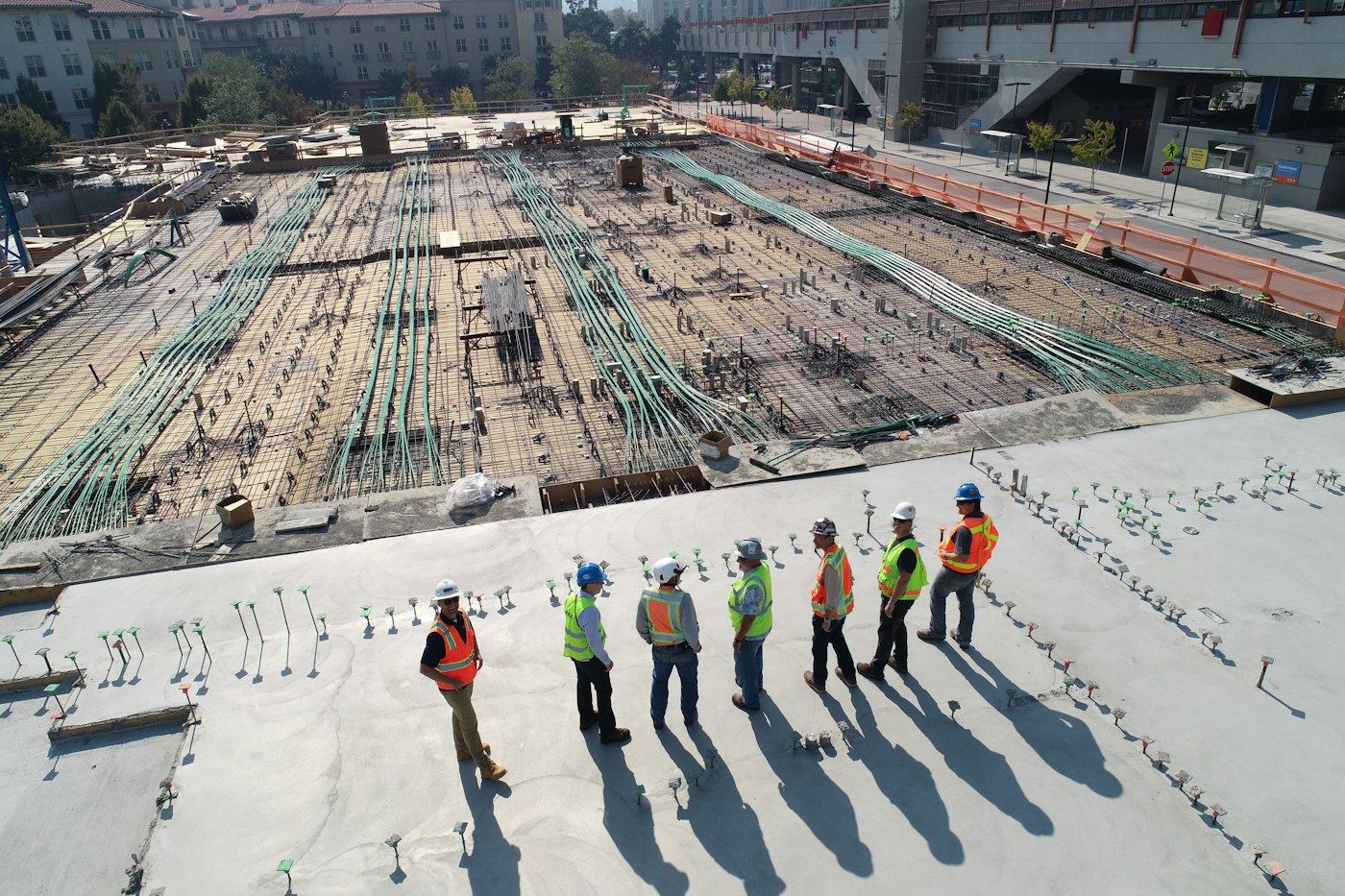 Commercial building site
